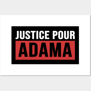 Justice Pour ADAMA Posters and Art